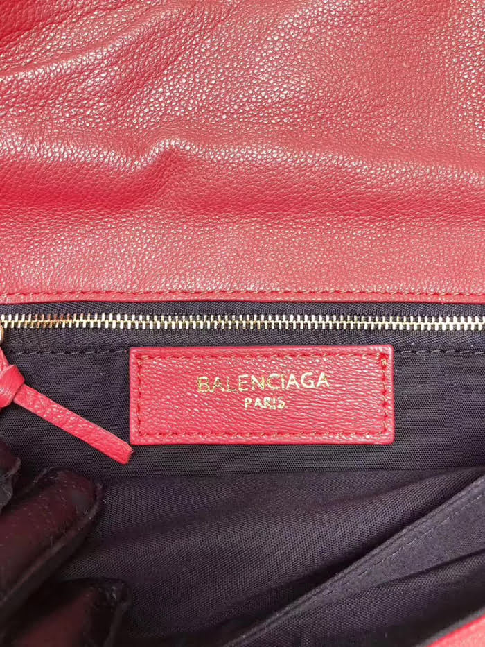 BALENCIAG巴黎世家 義大利進口山羊皮手抓包 原版品質 簡單時尚手包 配肩帶可斜挎  BL1026